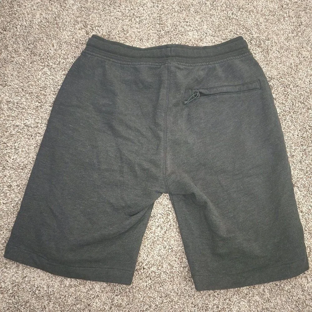 Bench Men's Logo Sweat Shorts Draw String Gray NWT
